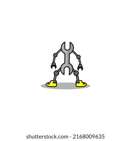 ilustración vectorial de mascota de caracteres craneanos, adecuada para, iconos, logotipos, mascotas, plantillas, carteles, etc.