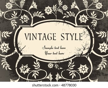 crannied vintage frame