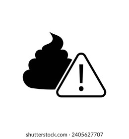 Crap-Symbol Pile of poo icon Vektorgrafik