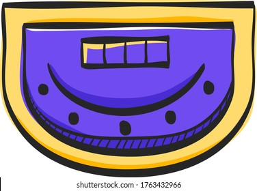Crap table icon with arrows in color drawing. Leisure game gambling casino luck chance