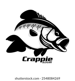 CRAPPIE FISH VEKTOR FÜR FISHING HUNTING LOGO COMPANY