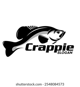 CRAPPIE FISH VEKTOR FÜR FISHING HUNTING LOGO COMPANY