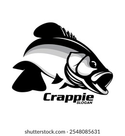 CRAPPIE FISH VEKTOR FÜR FISHING HUNTING LOGO COMPANY