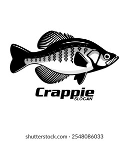 CRAPPIE FISH VEKTOR FÜR FISHING HUNTING LOGO COMPANY