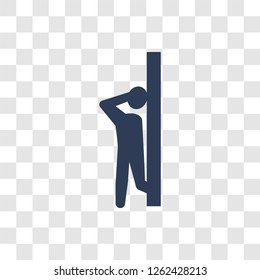 crappy human icon. Trendy crappy human logo concept on transparent background from Feelings collection