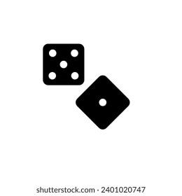 craps concept line icon. Simple element illustration. craps concept outline symbol design.