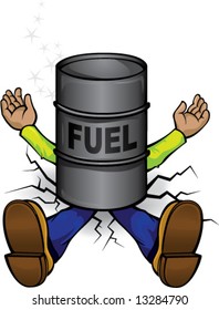 Crash by  the high fuel prices