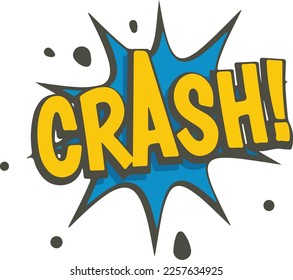 Crash Comic colored sticker pack