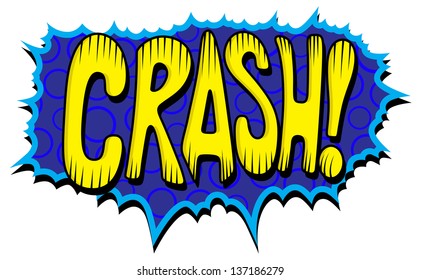 Crash - Comic Expression Vector Text