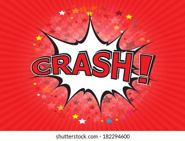 Crash! - Commic Speech Bubbel, Cartoon 