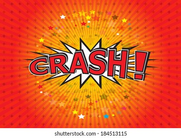 Crash! - Commic Speech Bubbel, Cartoon 