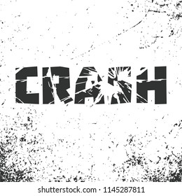 Crash grange black vector