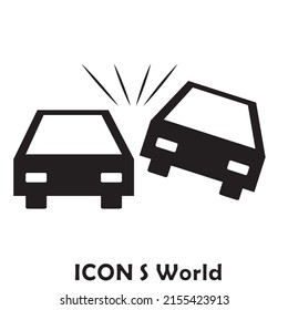 Crash icon. Vector illustration eps10.