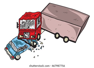 crash vector illustration