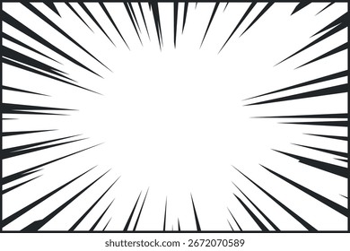 Ráfaga de velocidad del efecto de zoom de bloqueo