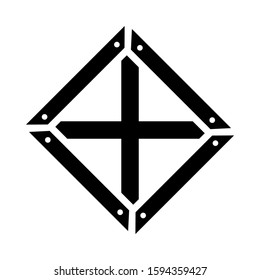 crate icon isolated sign symbol vector illustration - high quality black style vector icons
