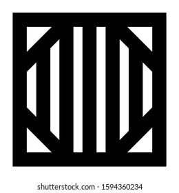 crate icon isolated sign symbol vector illustration - high quality black style vector icons
