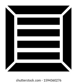 crate icon isolated sign symbol vector illustration - high quality black style vector icons
