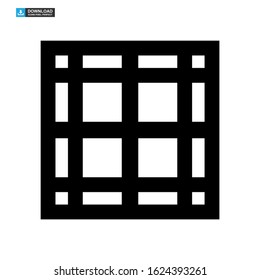 crate icon isolated sign symbol vector illustration - high quality black style vector icons
