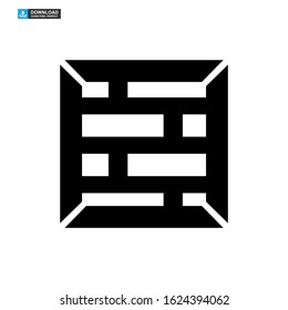 crate icon isolated sign symbol vector illustration - high quality black style vector icons
