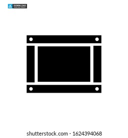 crate icon isolated sign symbol vector illustration - high quality black style vector icons
