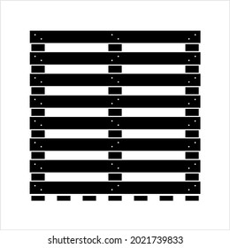 Crate Icon, Shipping Container Icon Vector Art Illustration