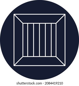 Crate Isolated Vector icon which can easily modify or edit

