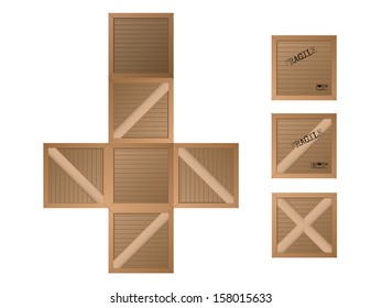 Crate texture eps10