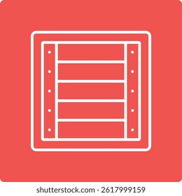 Crate vector icon. Can be used for printing, mobile and web applications.