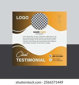 Crative Client Testimonial Design For Business