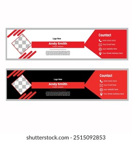 crative email singnature design template