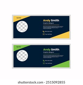 crative email singnature design template