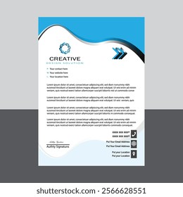 crative letterhead design for business