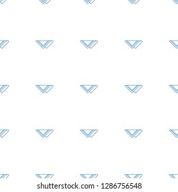 cravat icon pattern seamless white background. Editable line cravat icon. cravat icon pattern for web and mobile.