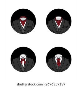 Vector De Cravat Sobre Fondo Blanco
