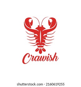 Craw fish Prawn Shrimp Lobster Claw Seafood logo design inspiration