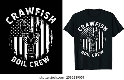 Crawfish Boil Crew T-Shirt Design