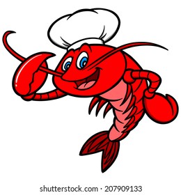 Crawfish Chef Mascot