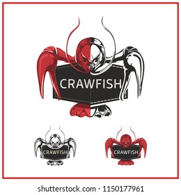 Crawfish Illustration Or Logo