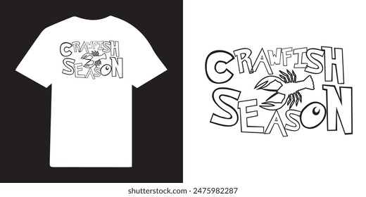 Crawfish Season tshirt design | Crawfish t-shirt Design vector png | Crawfish Design Idea | Retro Crawfish T-shirt- Mama Leopard Png - Fat Tuesday Carnival t shirt design 