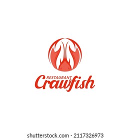 Crawfish, Shrimp, Lobster Claw, Seafood Logo Design