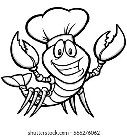 Crawfish Supper Illustration