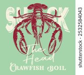 Crawfish tee design, Unisex Women