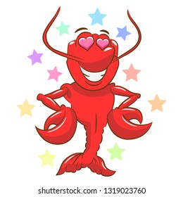 crawfish vector clipart