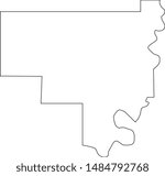 Crawford County Map in state of indiana united states