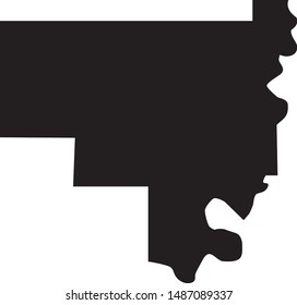 Crawford County Map in state of indiana united states