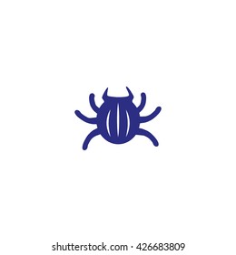 crawling beetle, icon