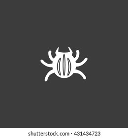 crawling beetle, icon