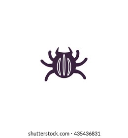 crawling beetle, icon