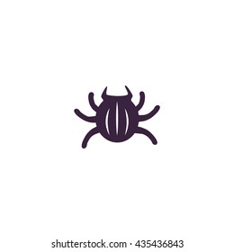 crawling beetle, icon